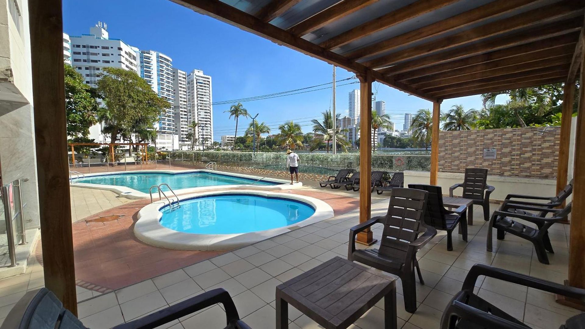 Apartamento Moderna Con Balcón A Pasos De La Playa Cartagena