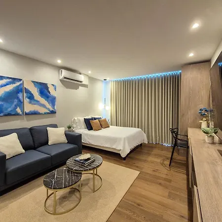 Apartamento Moderna Con Balcón A Pasos De La Playa